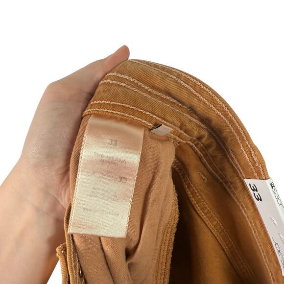 Joes Jeans Allana Wide Ankle Leg Pants Almond Brown High Rise NEW Womens Size 33 - Picture 7 of 8